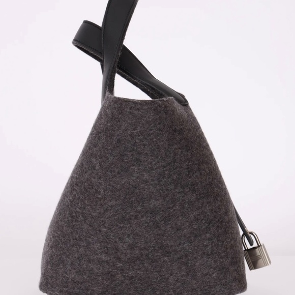 Pre-Owned Hermès 2020 Feutre Wool Swift Picotin 22 MM PHW - Picture 7 of 7